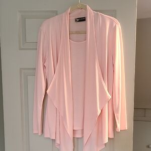 Cardigan/Attached Tank, Serena Williams. Light Pink. Medium.